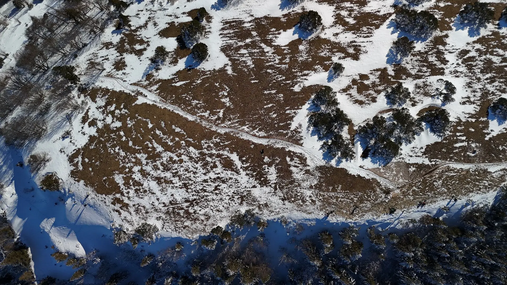 Sommet du Hasenmatt en vue aérienne