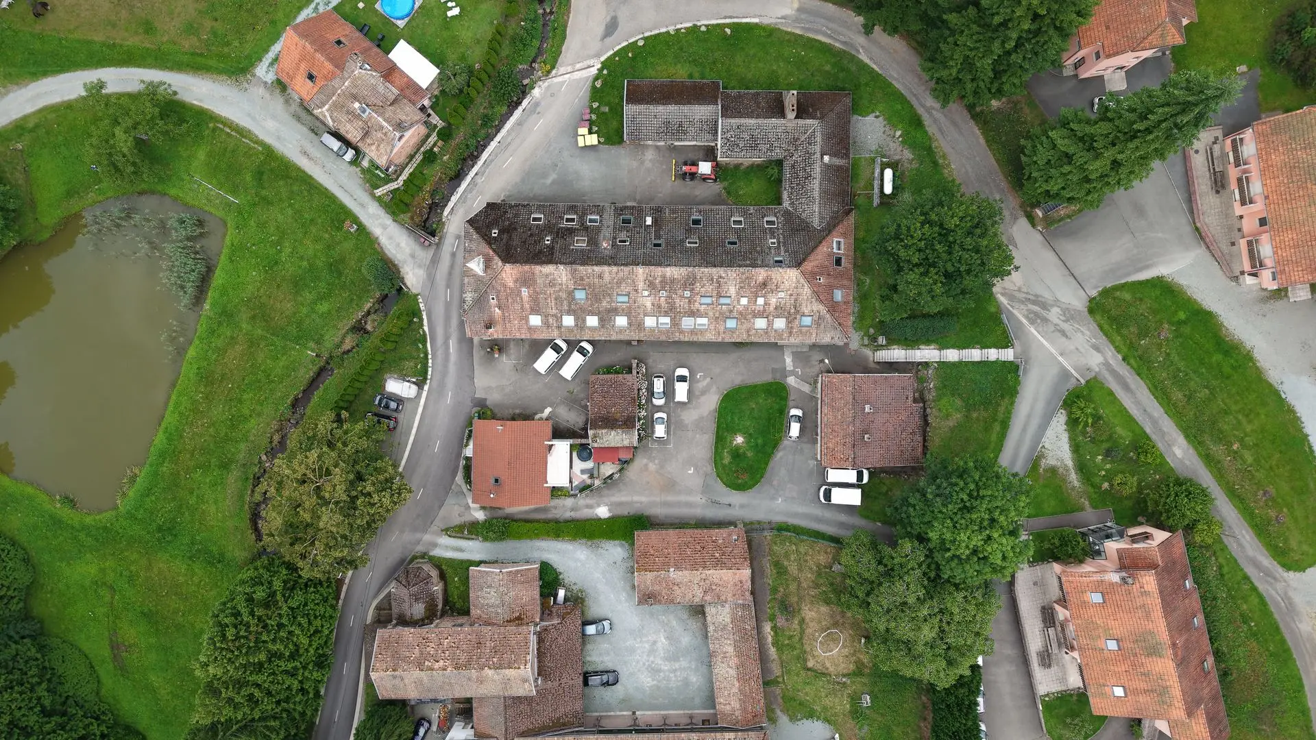 Hameau photographier en drone 